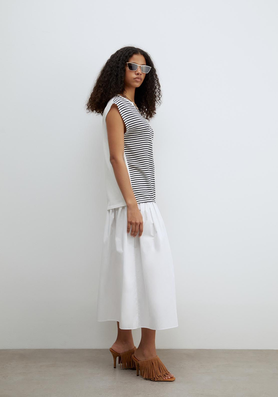 Sfera Pearls T-Shirt - Print Blanc 3 Shaws Department Stores