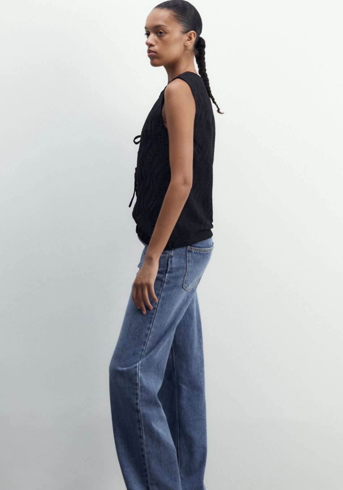 Sfera Structured Top - Black 4 Shaws Department Stores