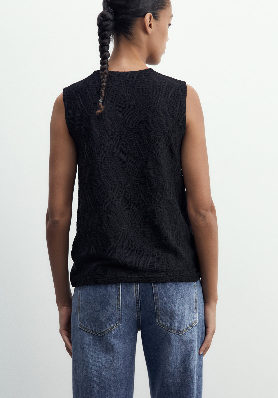 Sfera Structured Top - Black 5 Shaws Department Stores