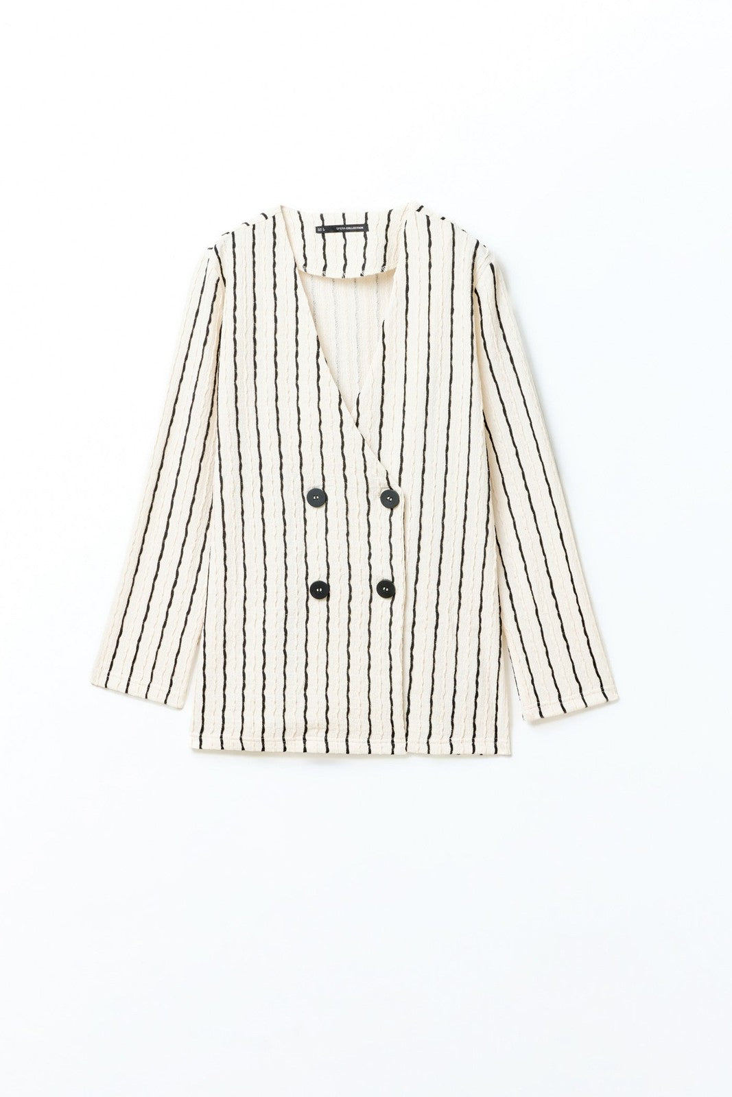 Sfera Structured blazer - Print Blanc 7 Shaws Department Stores