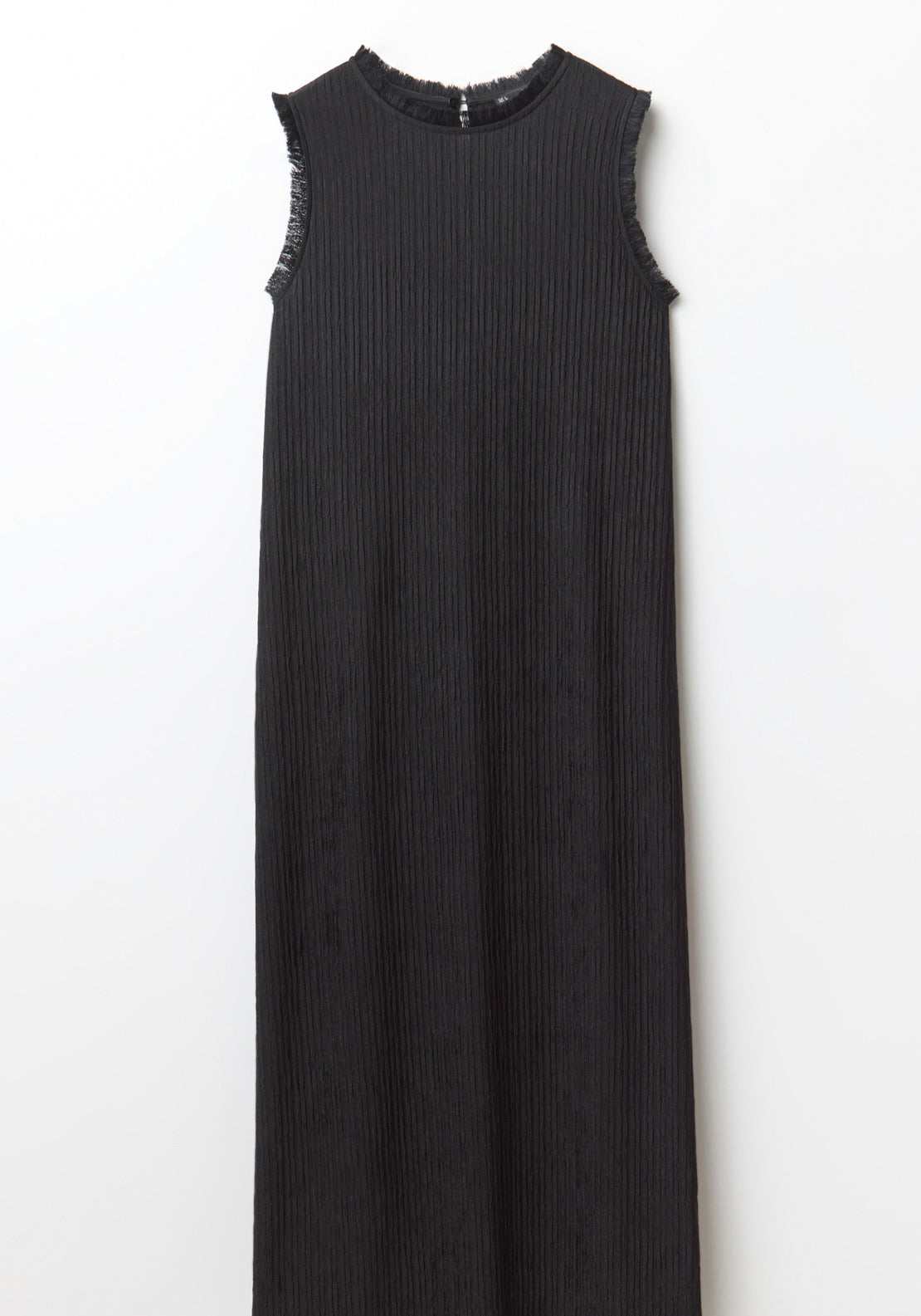 Sfera Fringed Midi Dress - Black 6 Shaws Department Stores