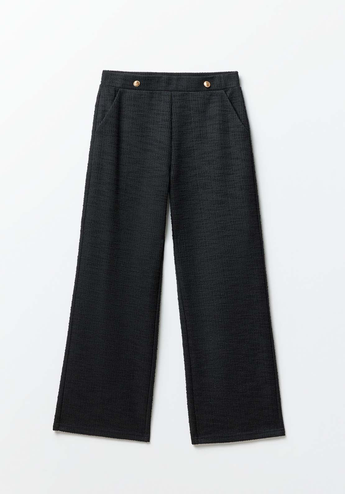 Sfera Textured Trousers - Black 6 Shaws Department Stores