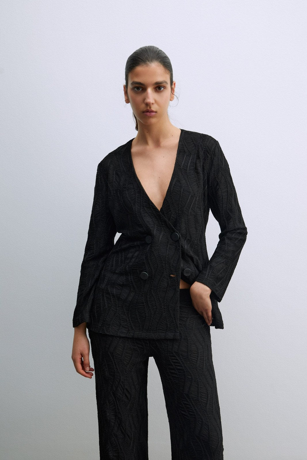 Sfera Structured trousers - Black 3 Shaws Department Stores
