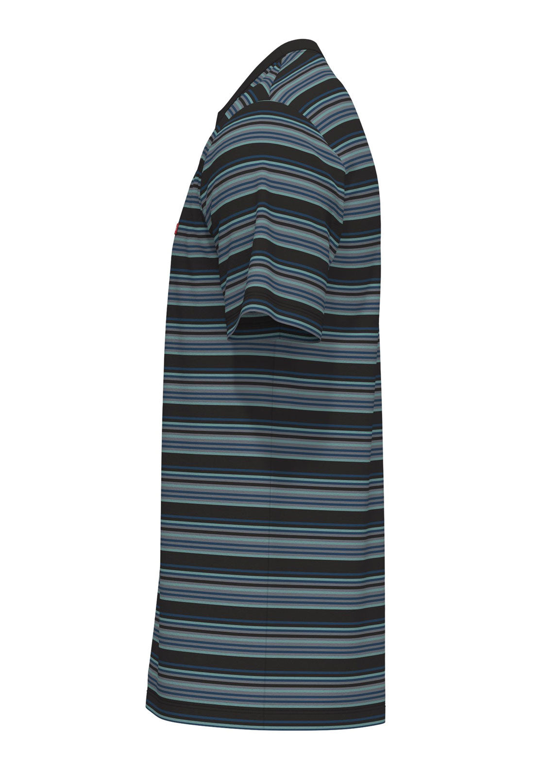 Levis Short Sleeve Original Housemark Tee Rings Stripe Meteorit - Blue 2 Shaws Department Stores