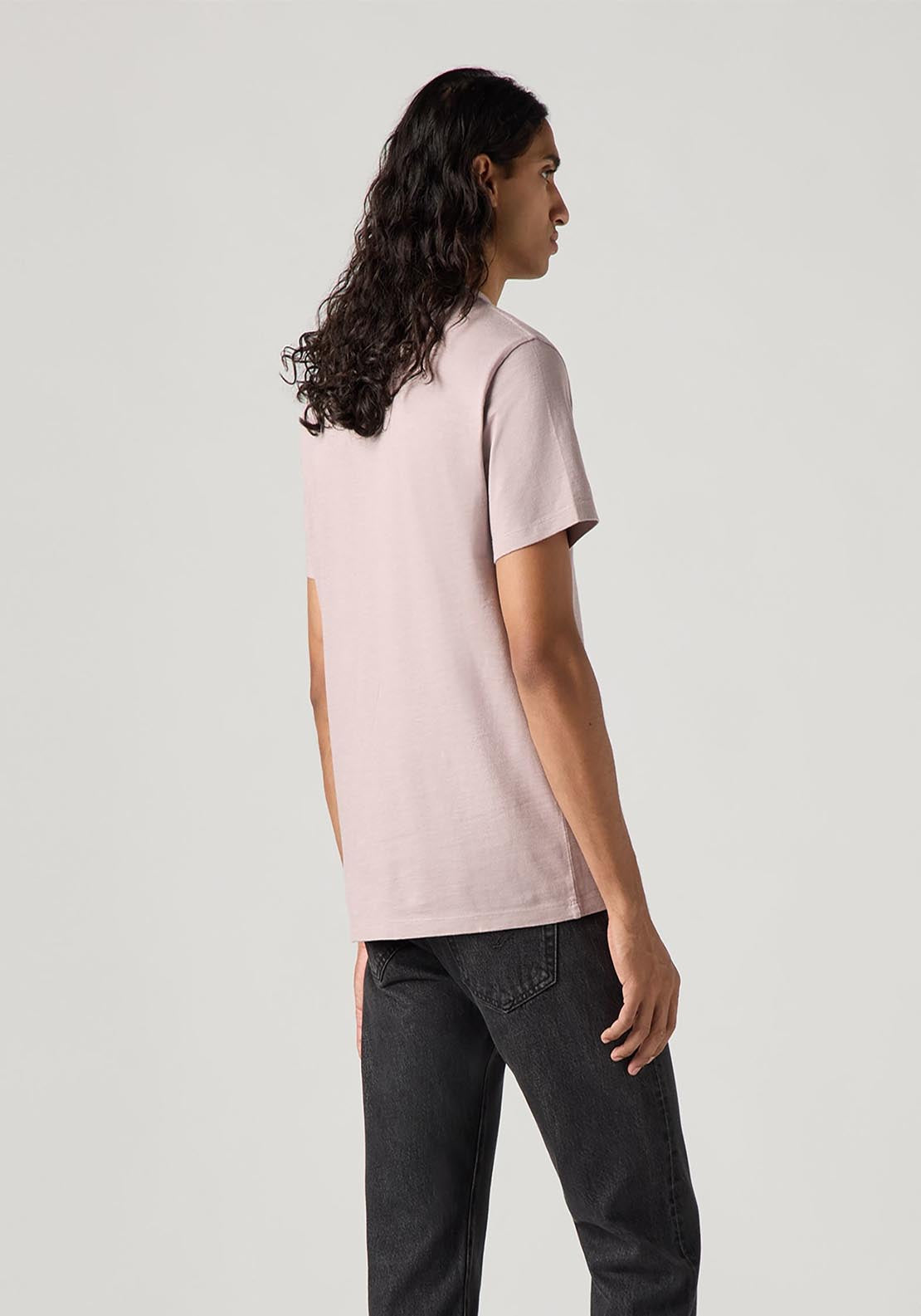 Levis Original Housemark Tee - Purple Dove 2 Shaws Department Stores