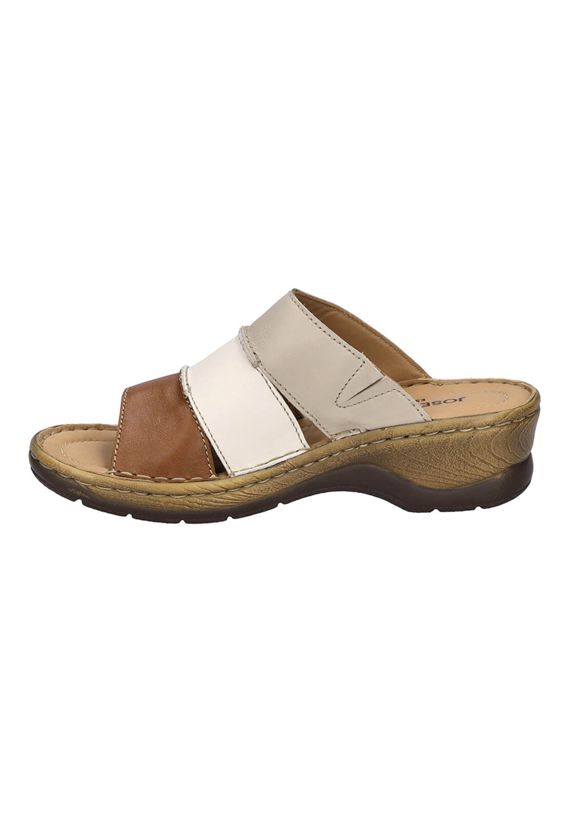 Josef Seibel Catalonia 86 Wedge Sandals - Cognac 5 Shaws Department Stores