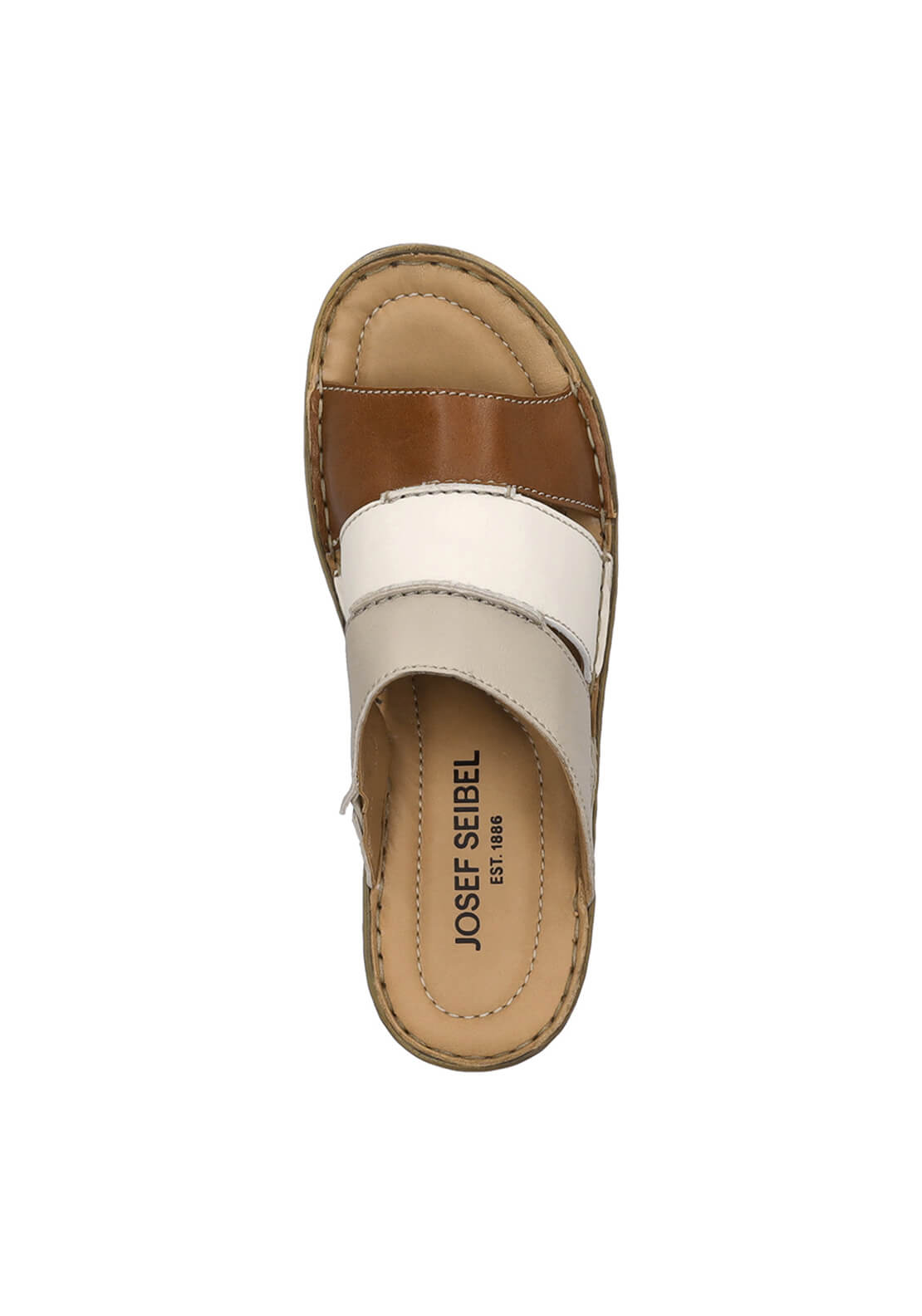 Josef Seibel Catalonia 86 Wedge Sandals - Cognac 2 Shaws Department Stores