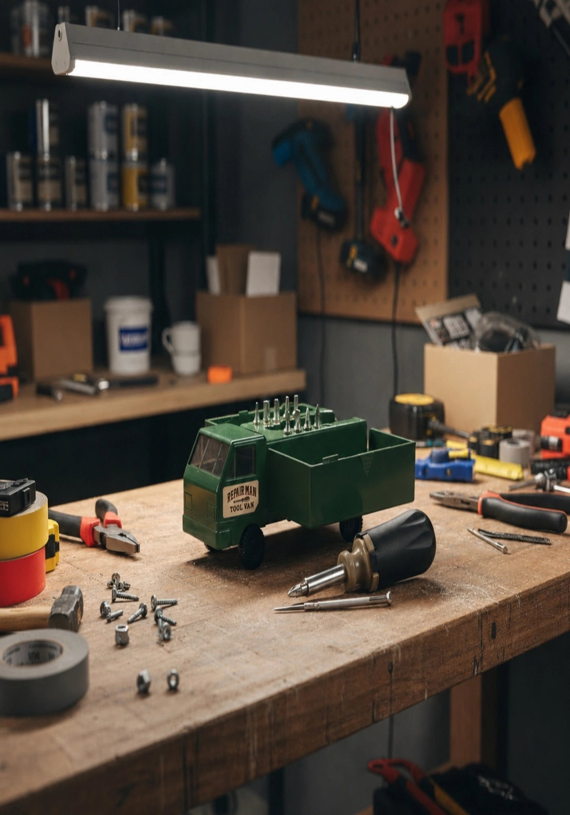 Something Special Repair Man Tool Van - Dark Green 6 Shaws Department Stores