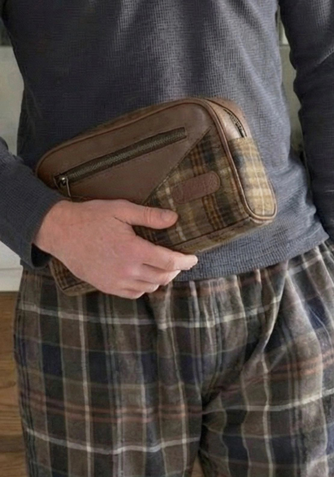 Something Special Double Compartment Washbag - Brown 3 Shaws Department Stores