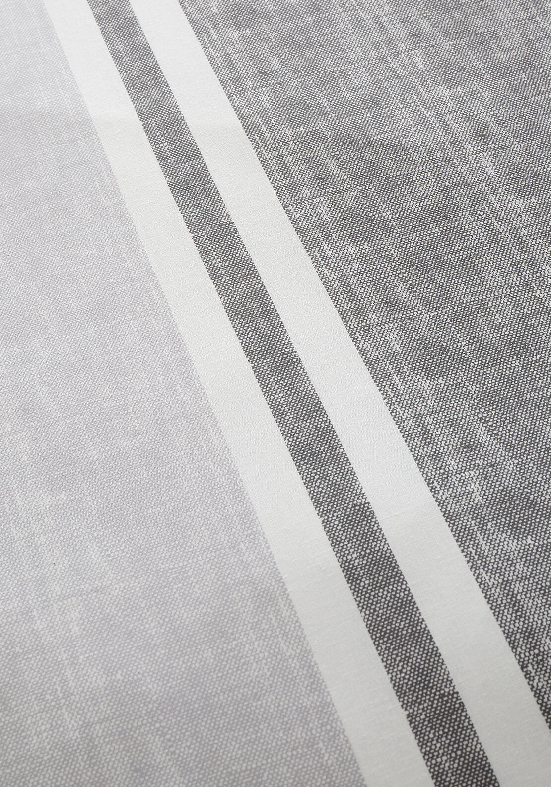 The Home Collection Classic Textured Banded Stripe Reversible Duvet Cover Set - Grey 4 Shaws Department Stores