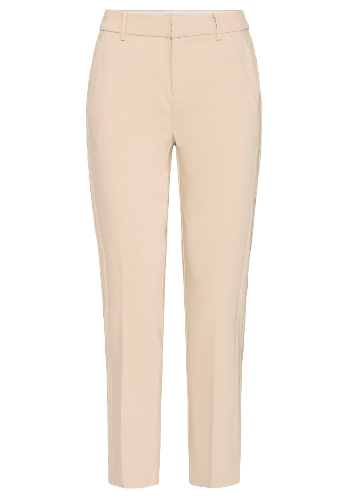 Fransa Slim Fit Casual Trouser - Brown 1 Shaws Department Stores