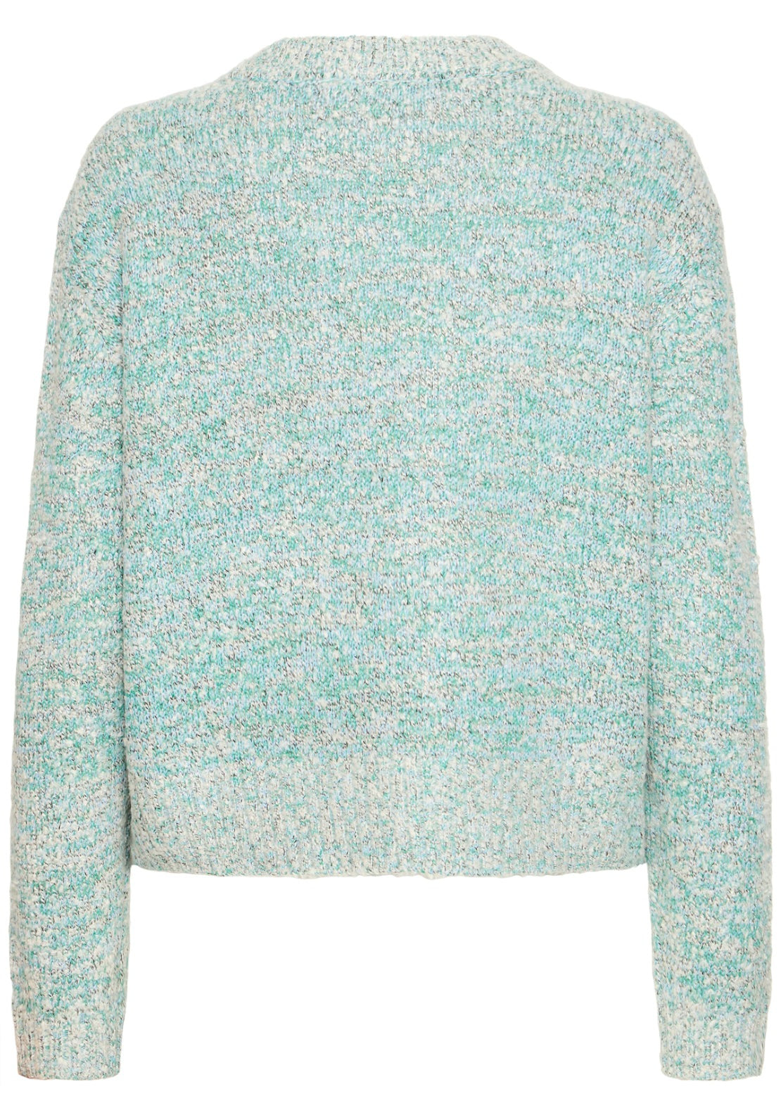 Fransa Long Sleeve Knit Pullover - Bosphorus Multi 2 Shaws Department Stores