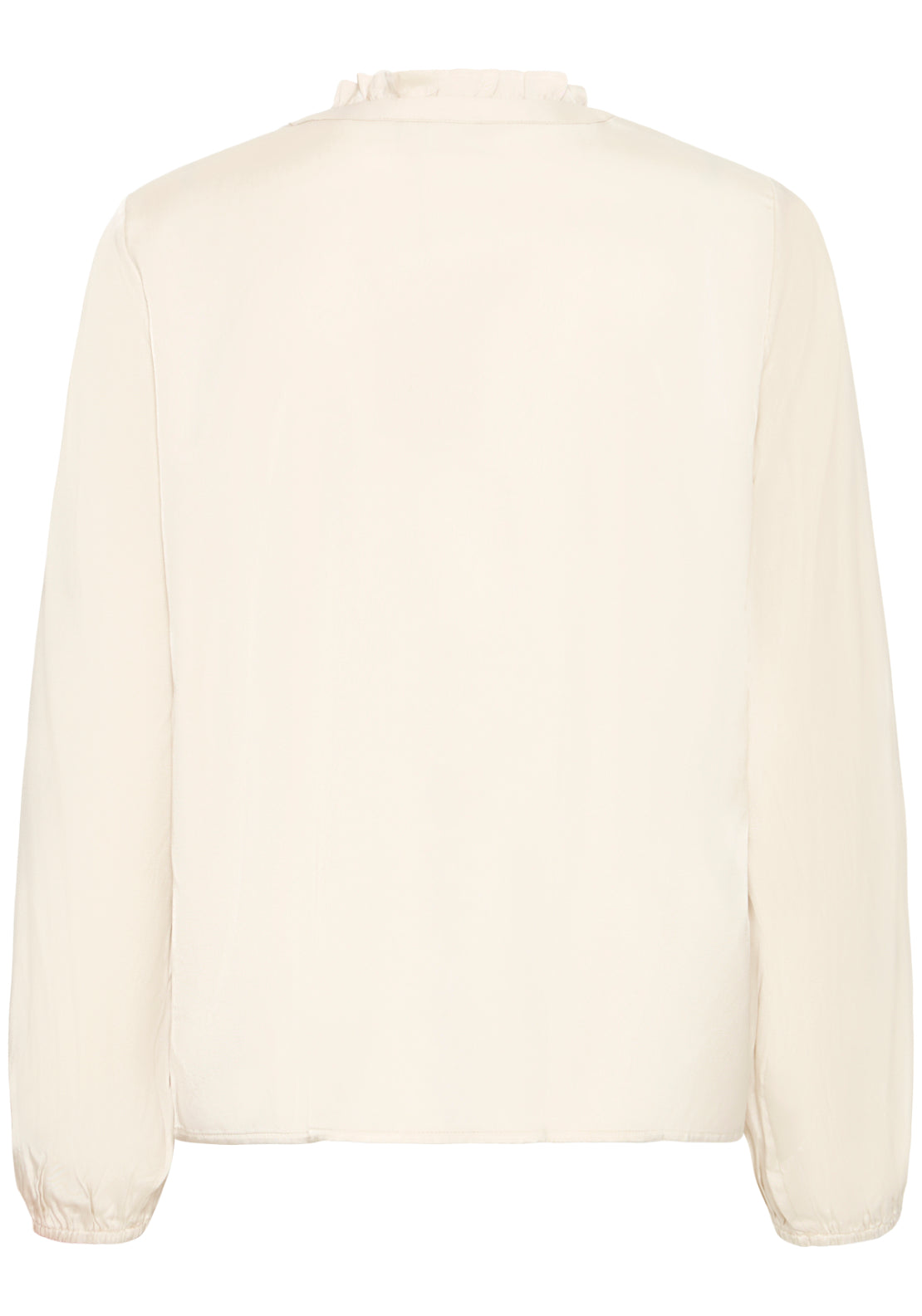 Fransa Long Sleeve Blouse - White 3 Shaws Department Stores