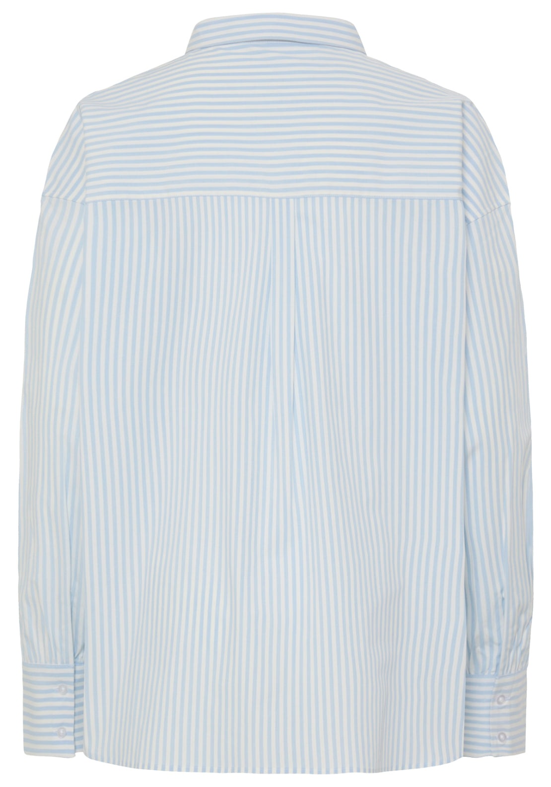 Fransa Classic Striped Shirt - Cashmere Blue White Stripe 3 Shaws Department Stores