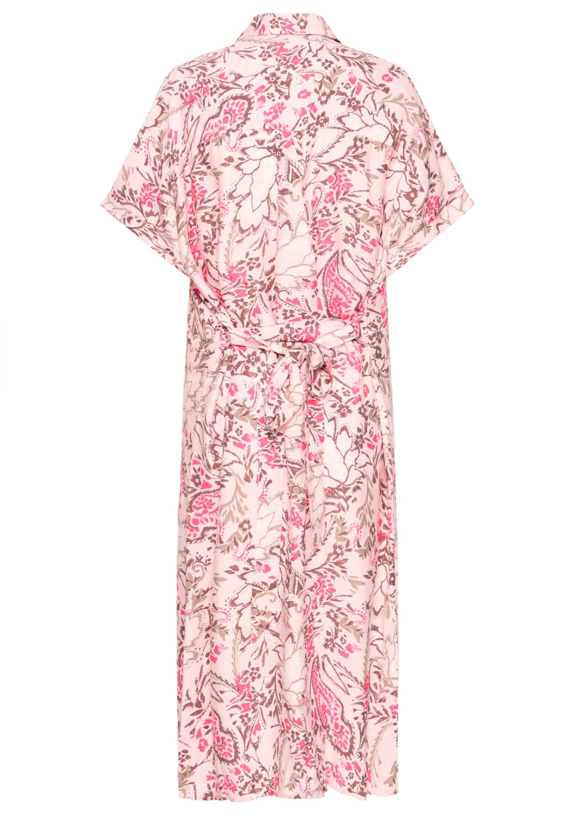 Fransa Casual Shirt Dress - Femi Bouquet Lotus 3 Shaws Department Stores