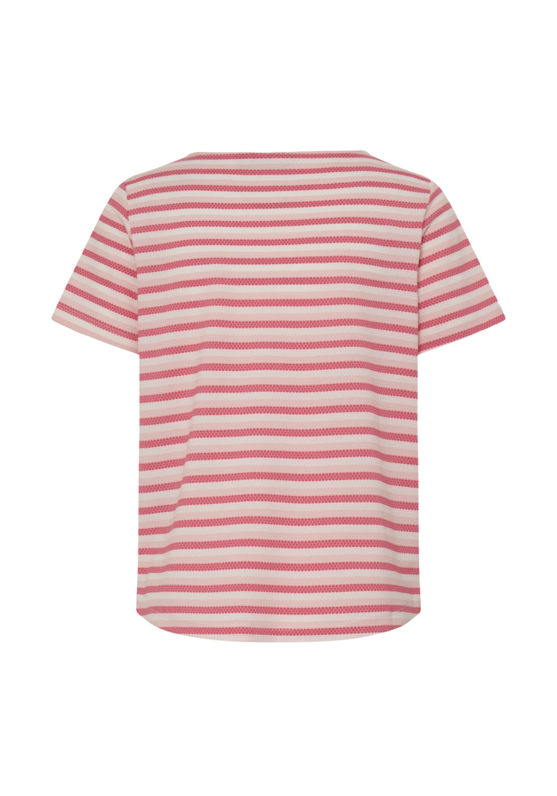 Striped Crew Neck T-Shirt - Lotus Stripe