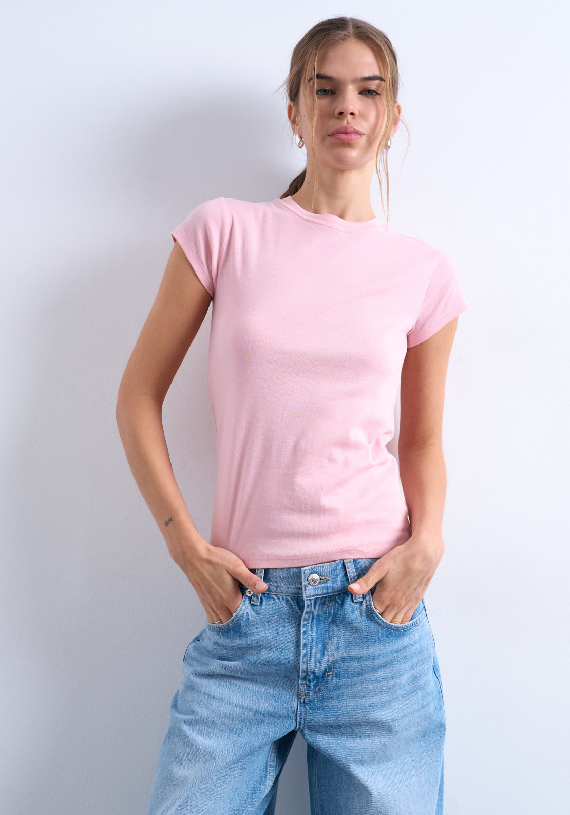 Everyday Short sleeve Top - Pink Cosmos