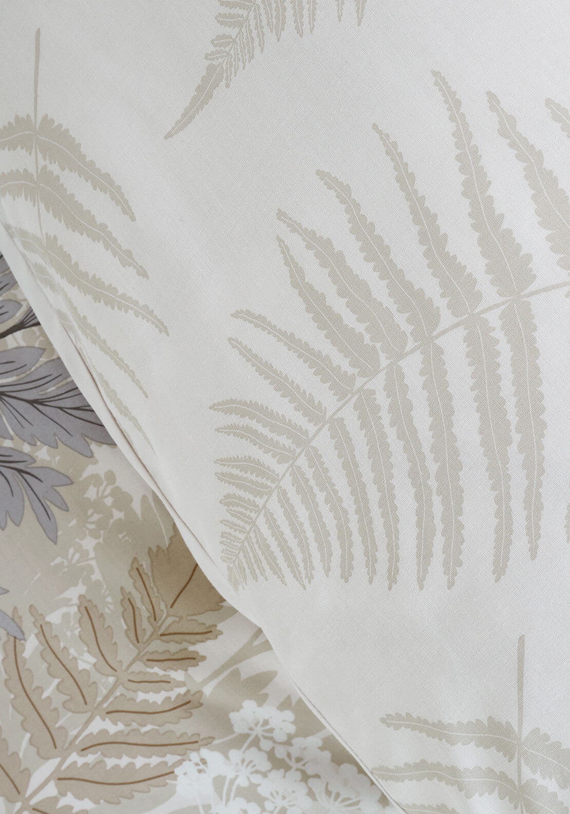 The Home Collection Botanical Fern Floral Reversible Duvet Cover Set - Natural 4 Shaws Department Stores