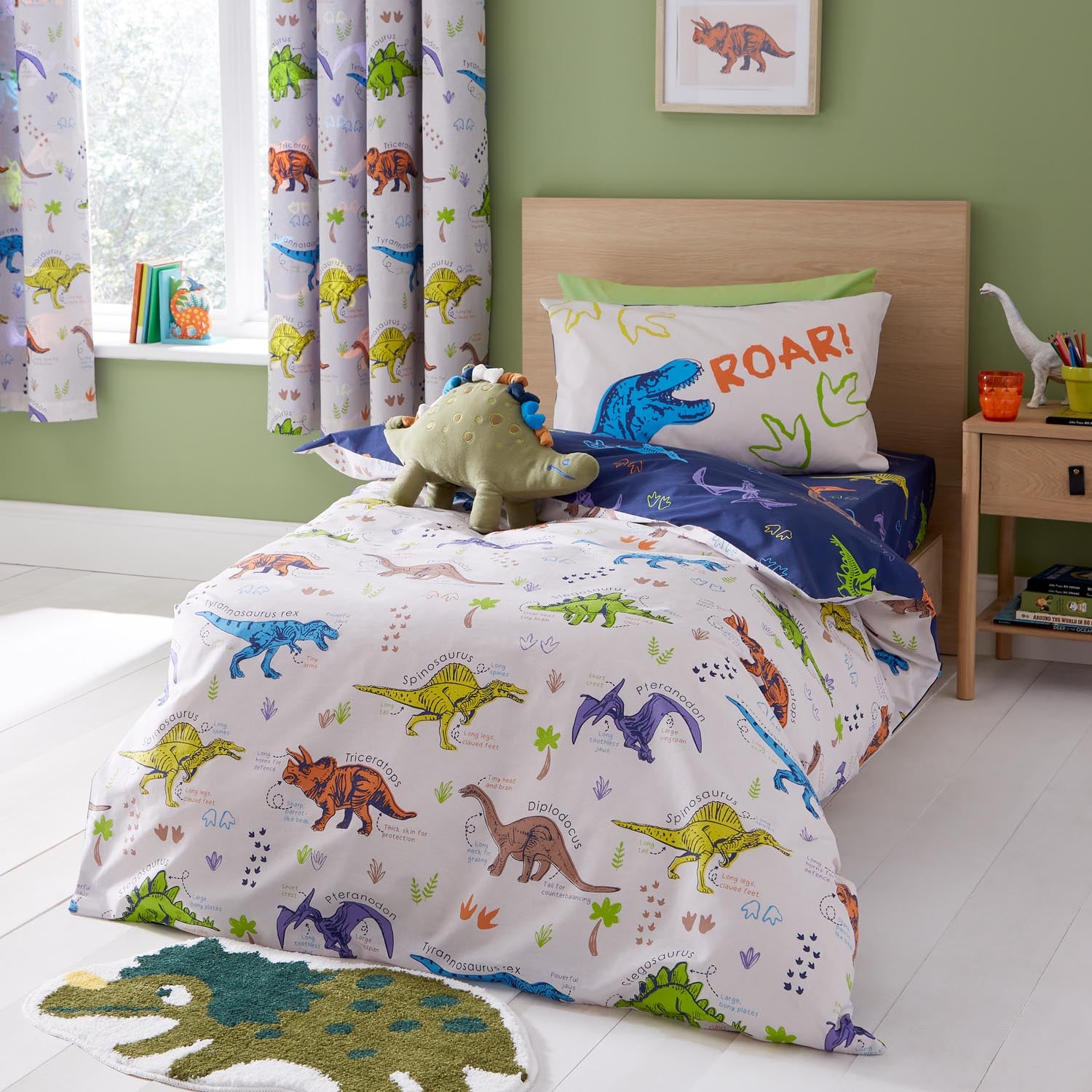 The Home Luxury Collection Dinosaurs Duvet Cover Set 1 Shaws Department Stores