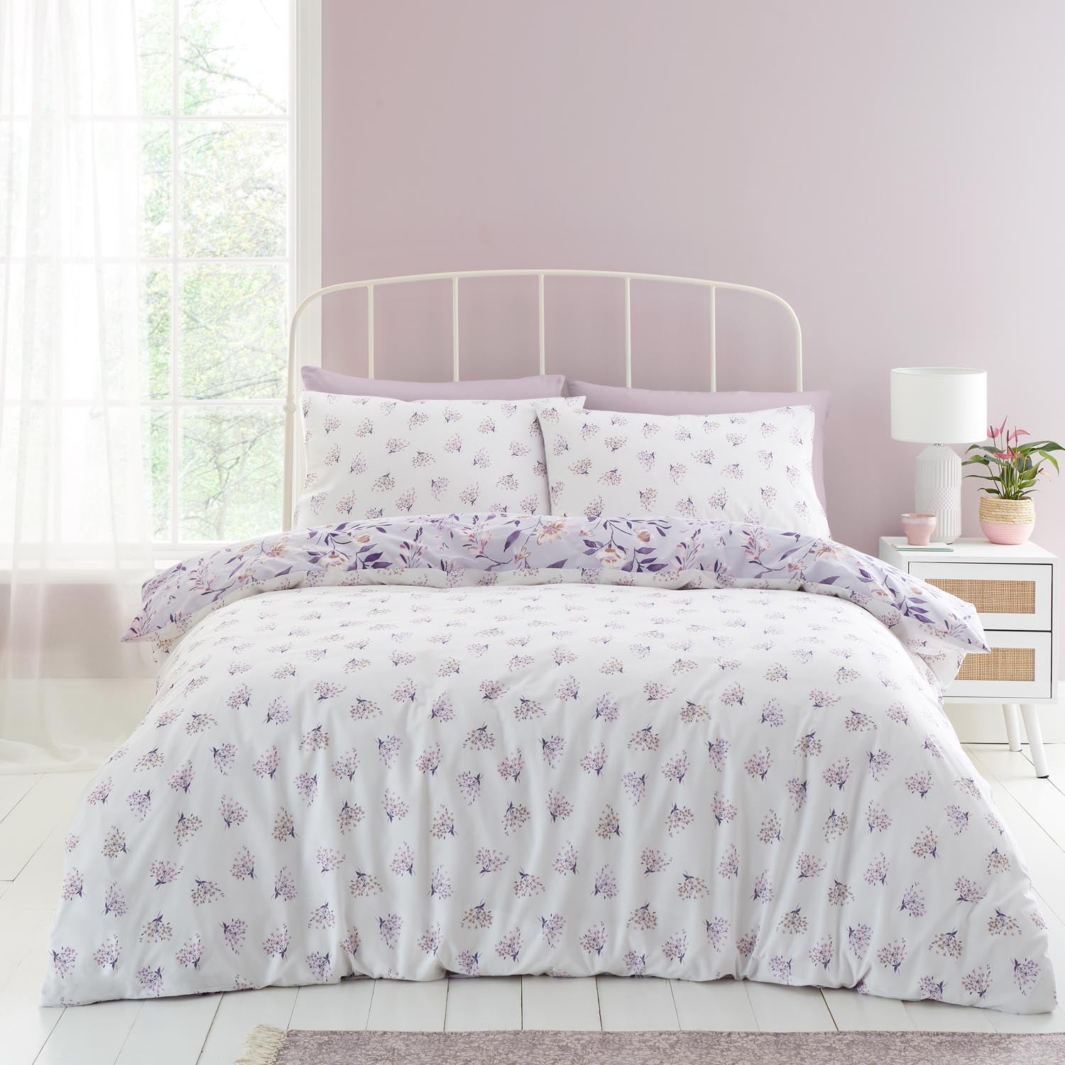 Catherine Lansfield Isadora Floral Duvet Cover Set 4 Shaws Department Stores