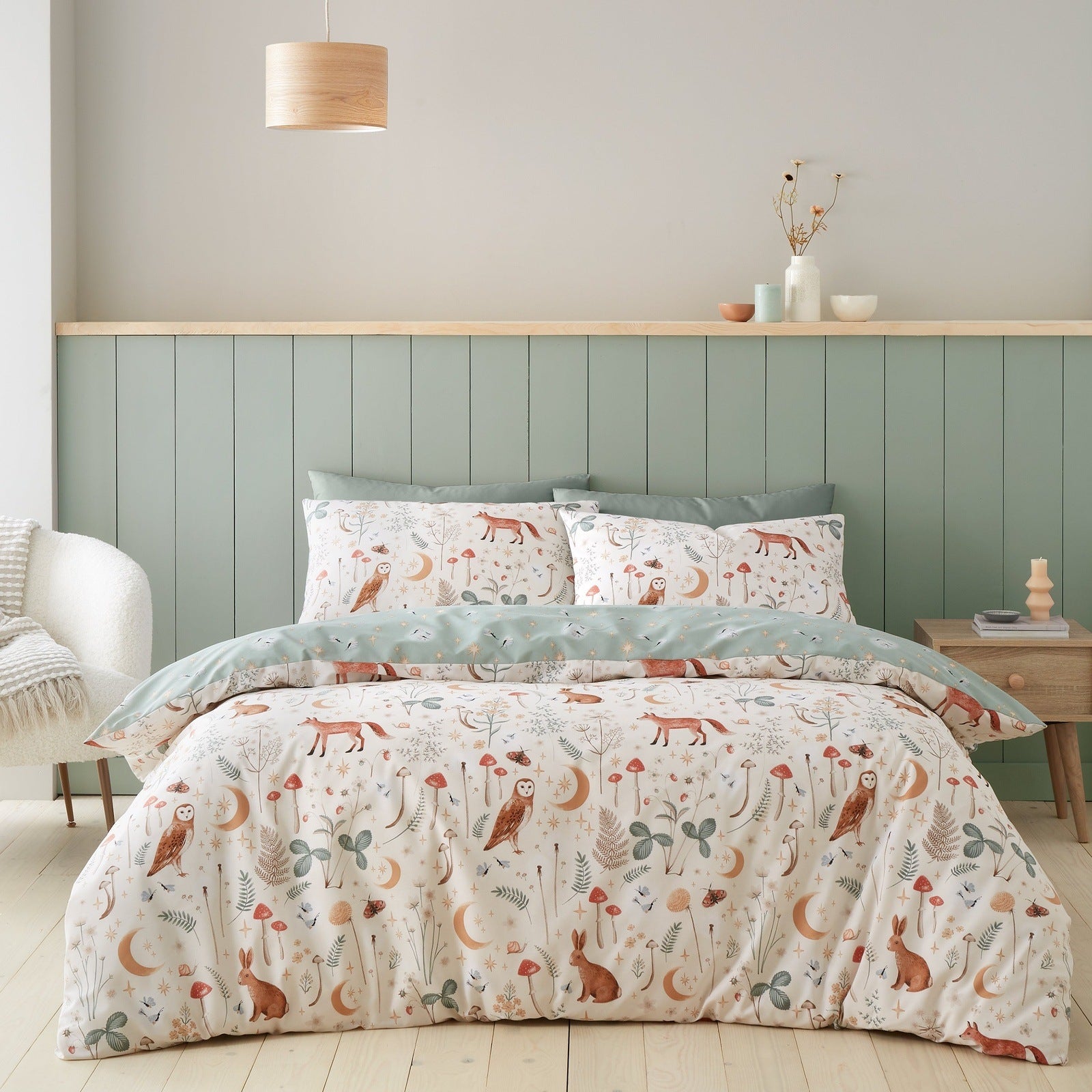 Catherine Lansfield Enchanted Twiligh Duvet Cover Set 1 Shaws Department Stores