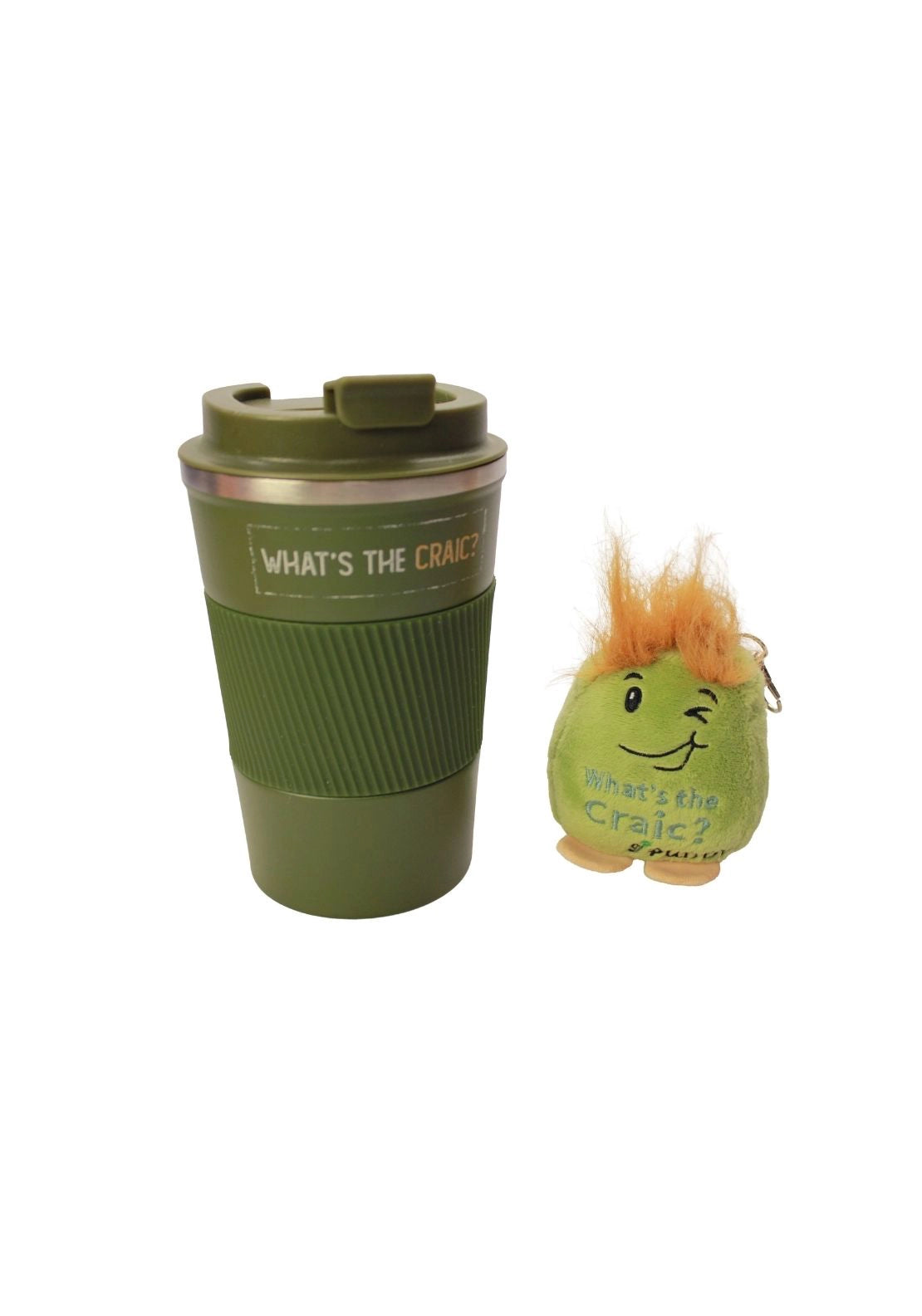 Something Special Thermal Cup & Spuddy Keyring - Whats The Craic 1 Shaws Department Stores