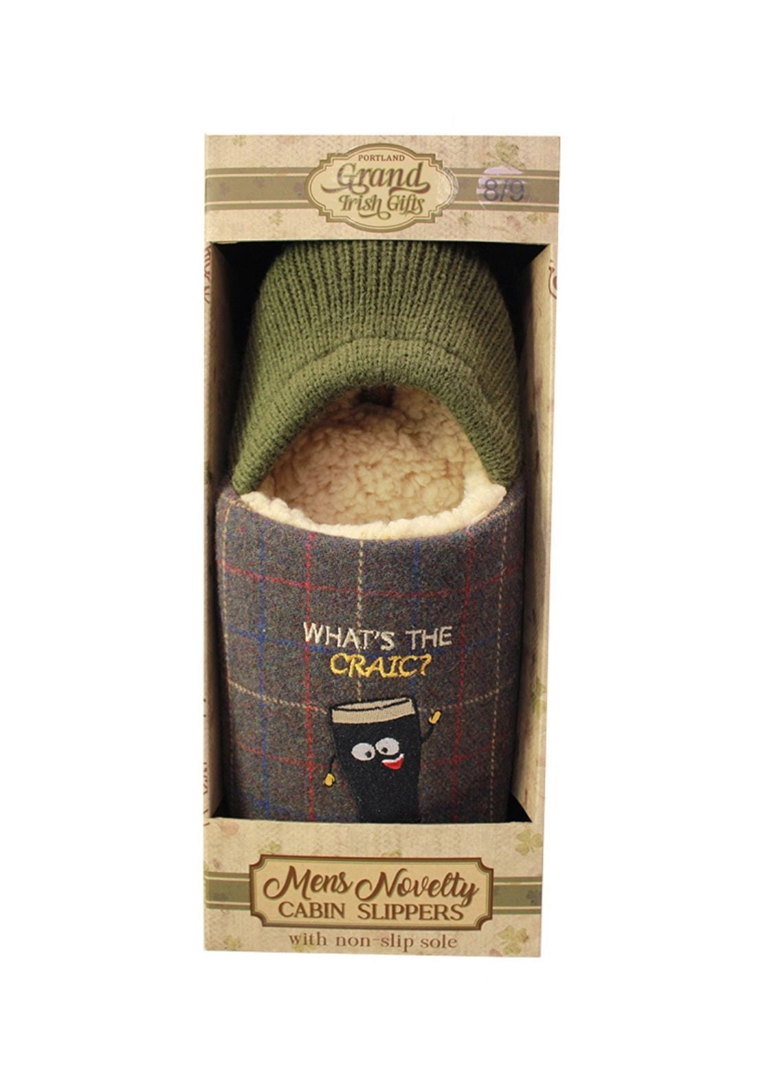 Something Special Gents Novelty Cabin Slipper - Craic 2 Shaws Department Stores