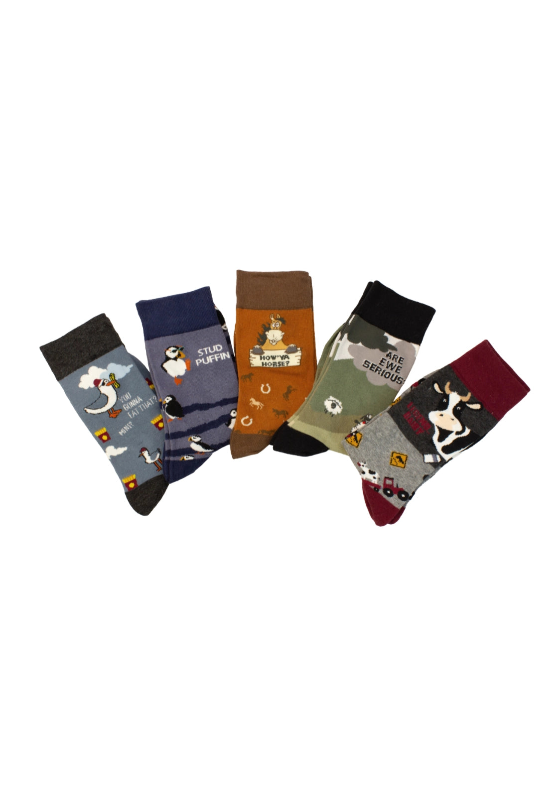 Something Special Amadan Animal Of Ireland 5 Pair Socks - Amadan 2 Shaws Department Stores