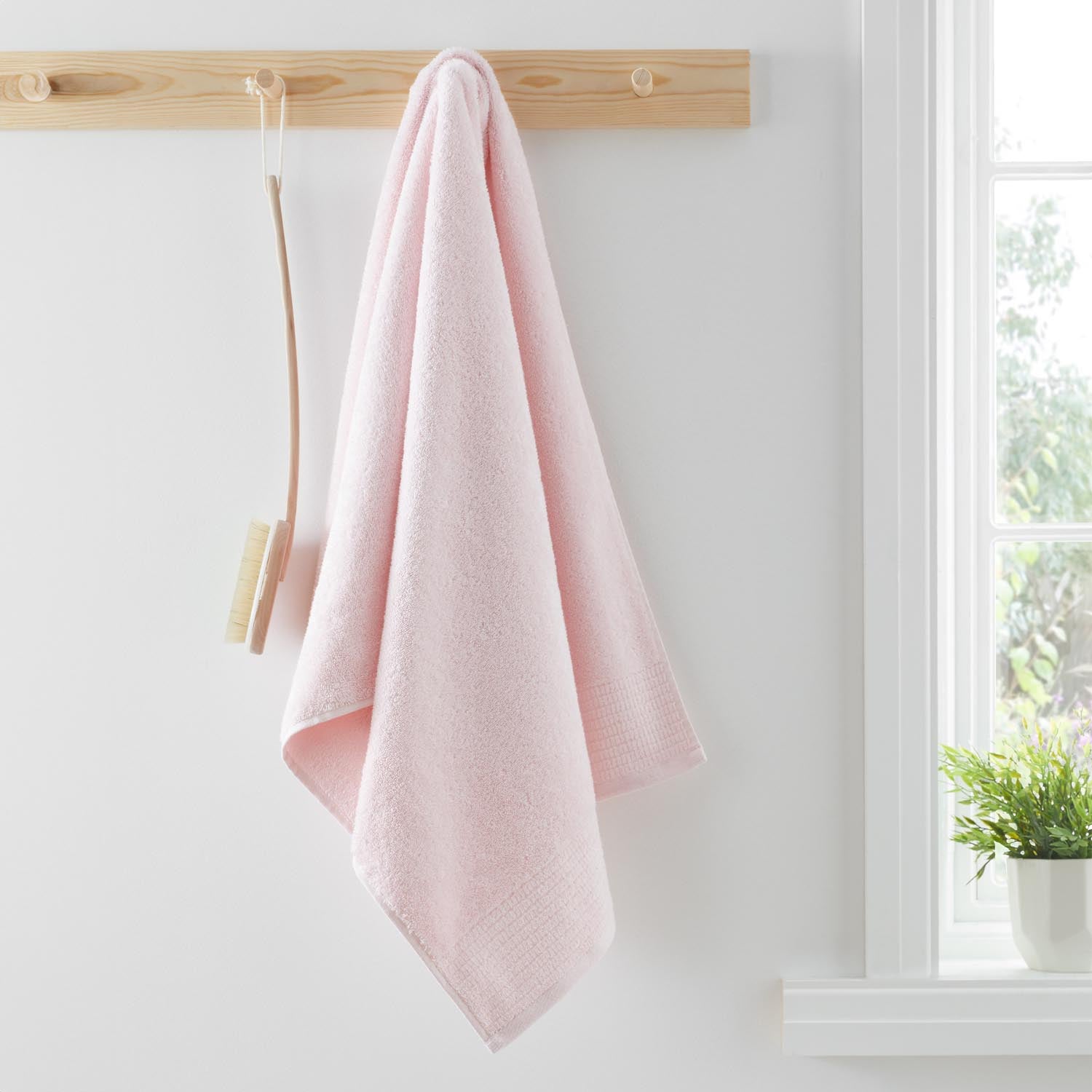 The Home Collection Egyptian Cotton 600Gsm Towel Collection Pink 3 Shaws Department Stores
