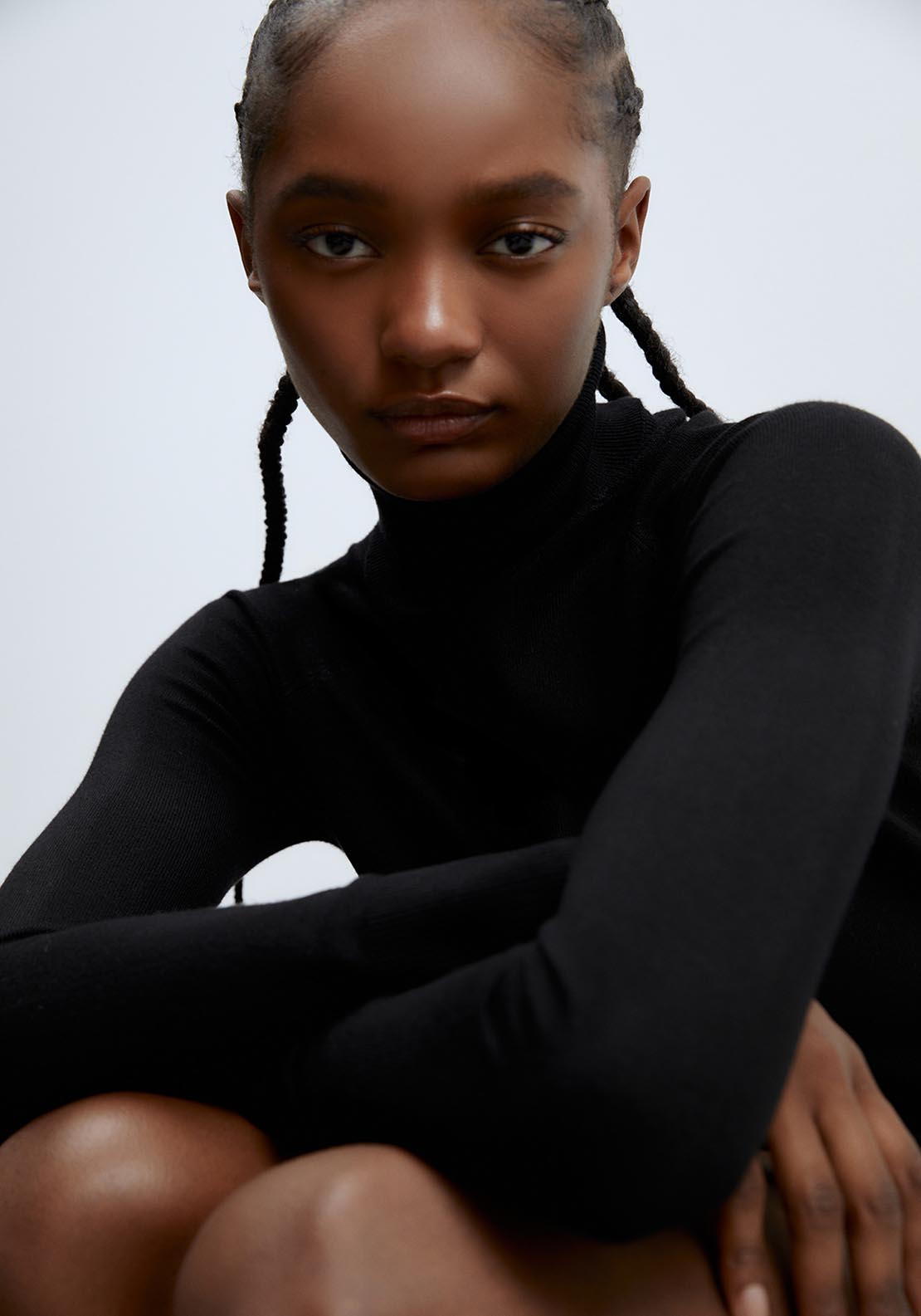 Sfera Basic high-neck top - Black 3 Shaws Department Stores