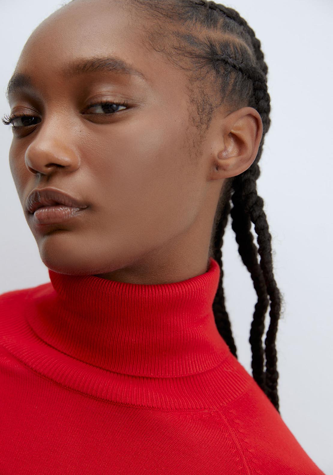 Sfera Basic high-neck top - Red 5 Shaws Department Stores