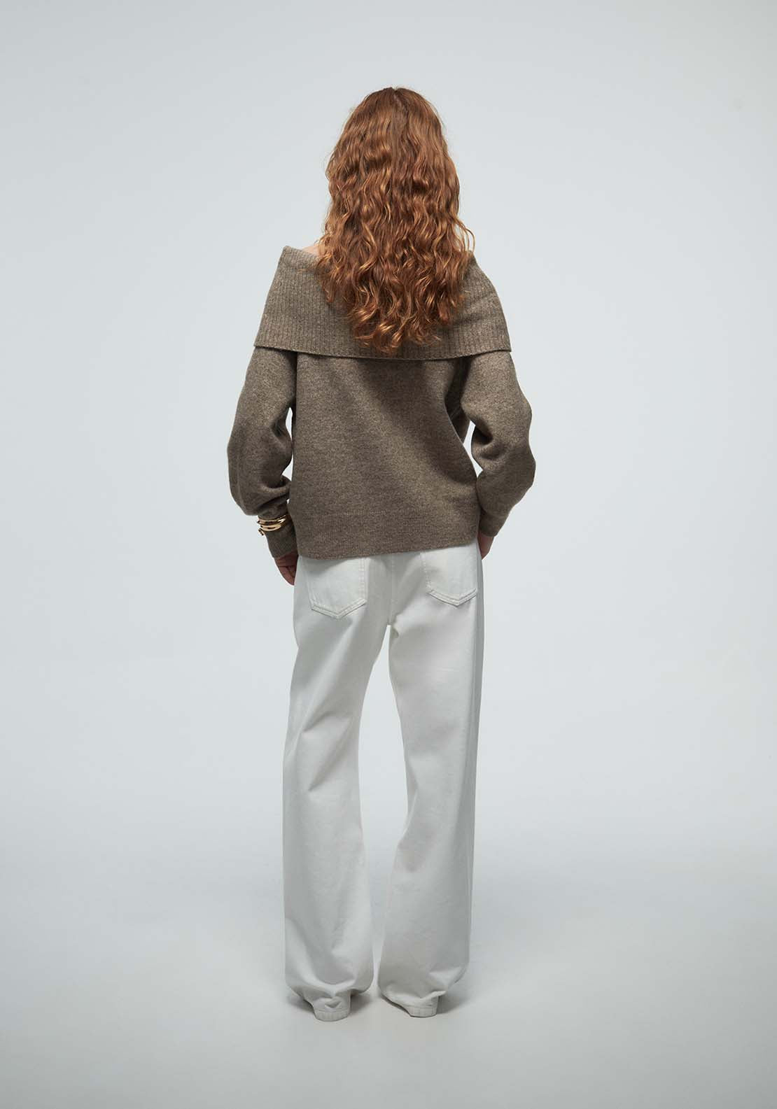 Bardot Sweater - Brown