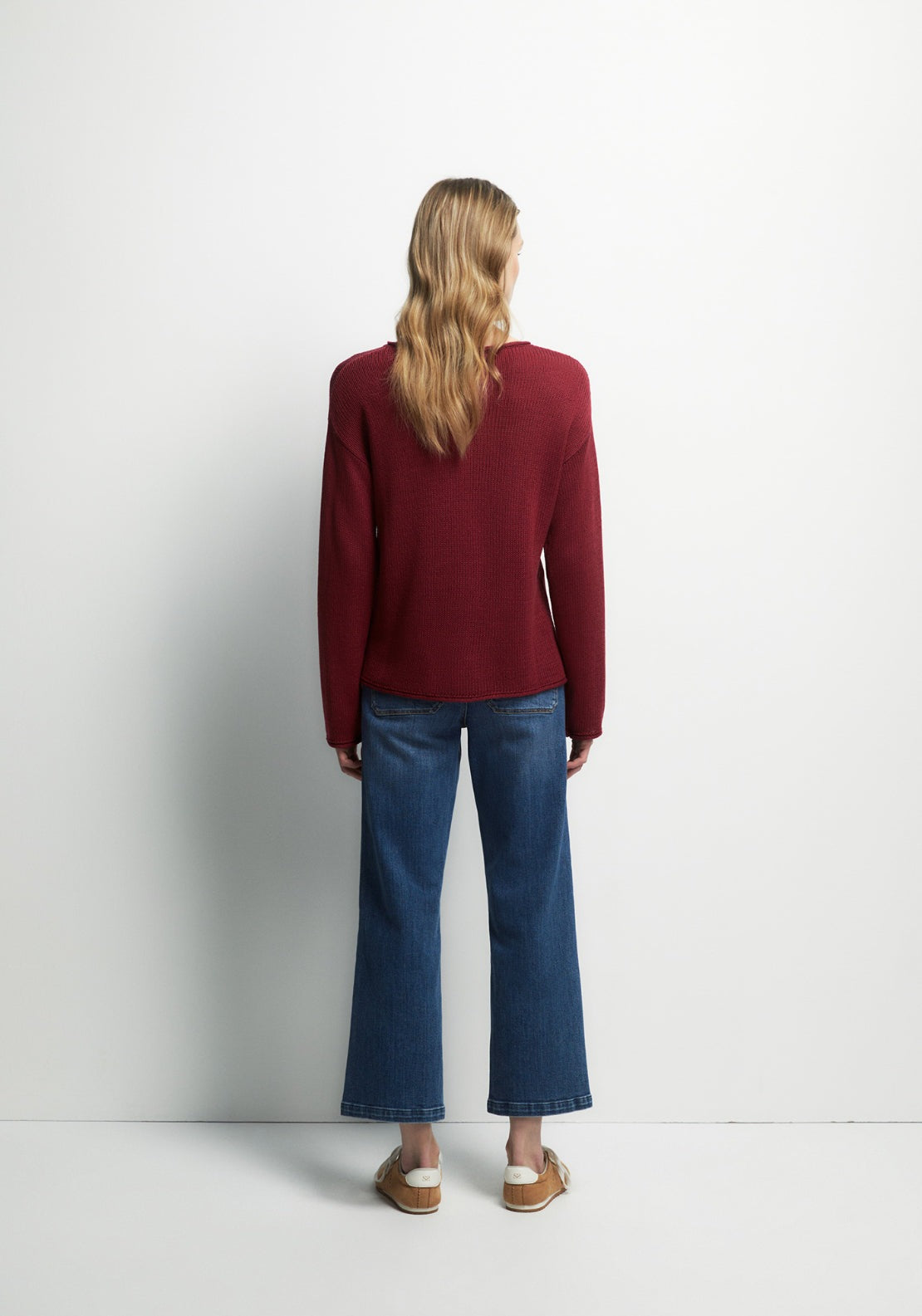 Ribbon Trim Knitwear - Pink