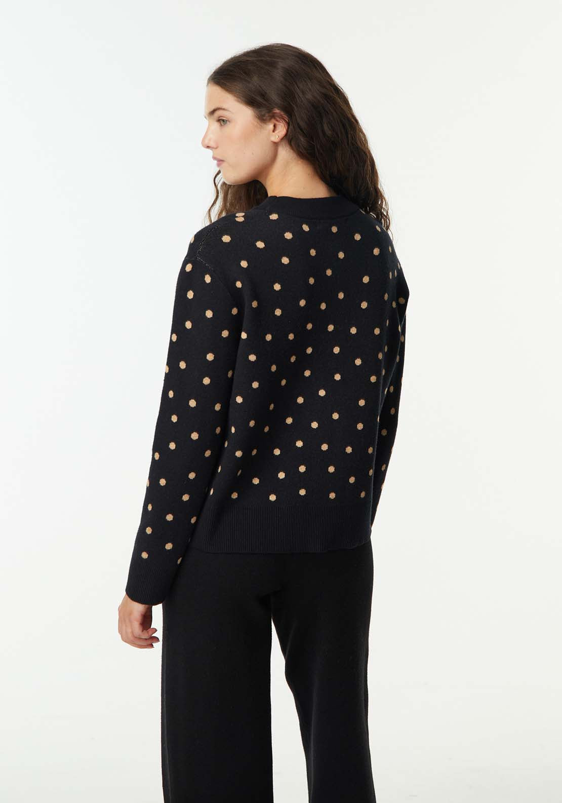 Sfera Round-neck sweater - Black 3 Shaws Department Stores