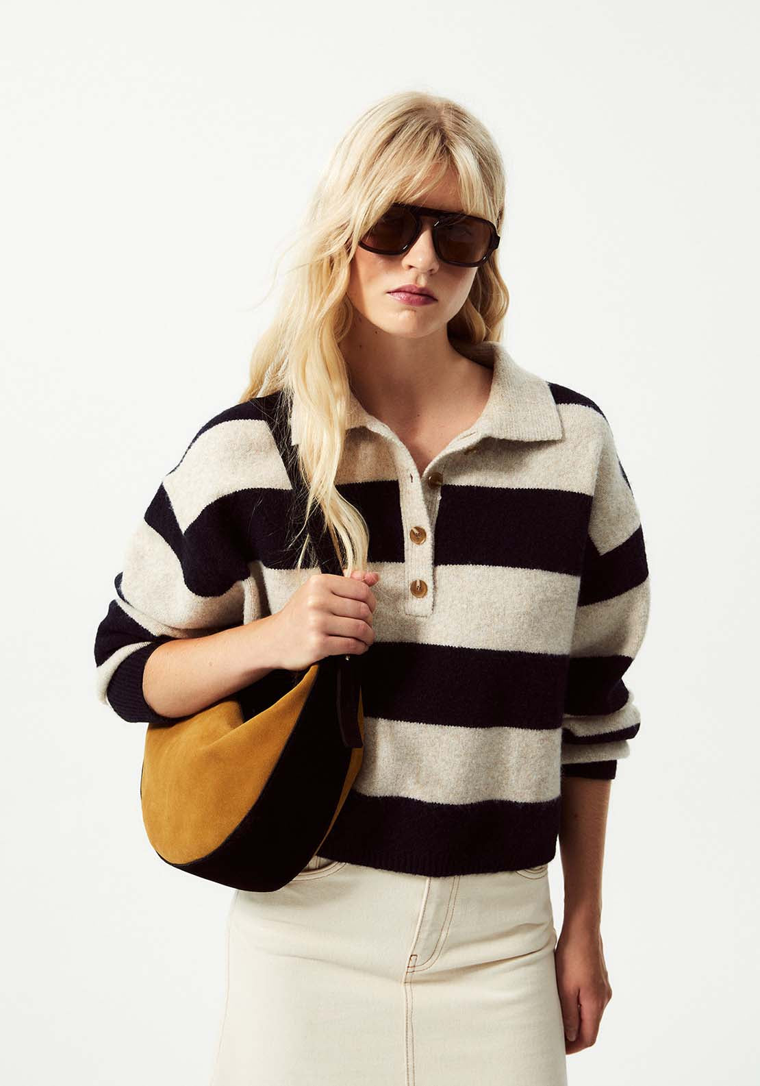Stripes Rugby Polo Shirt - Blue