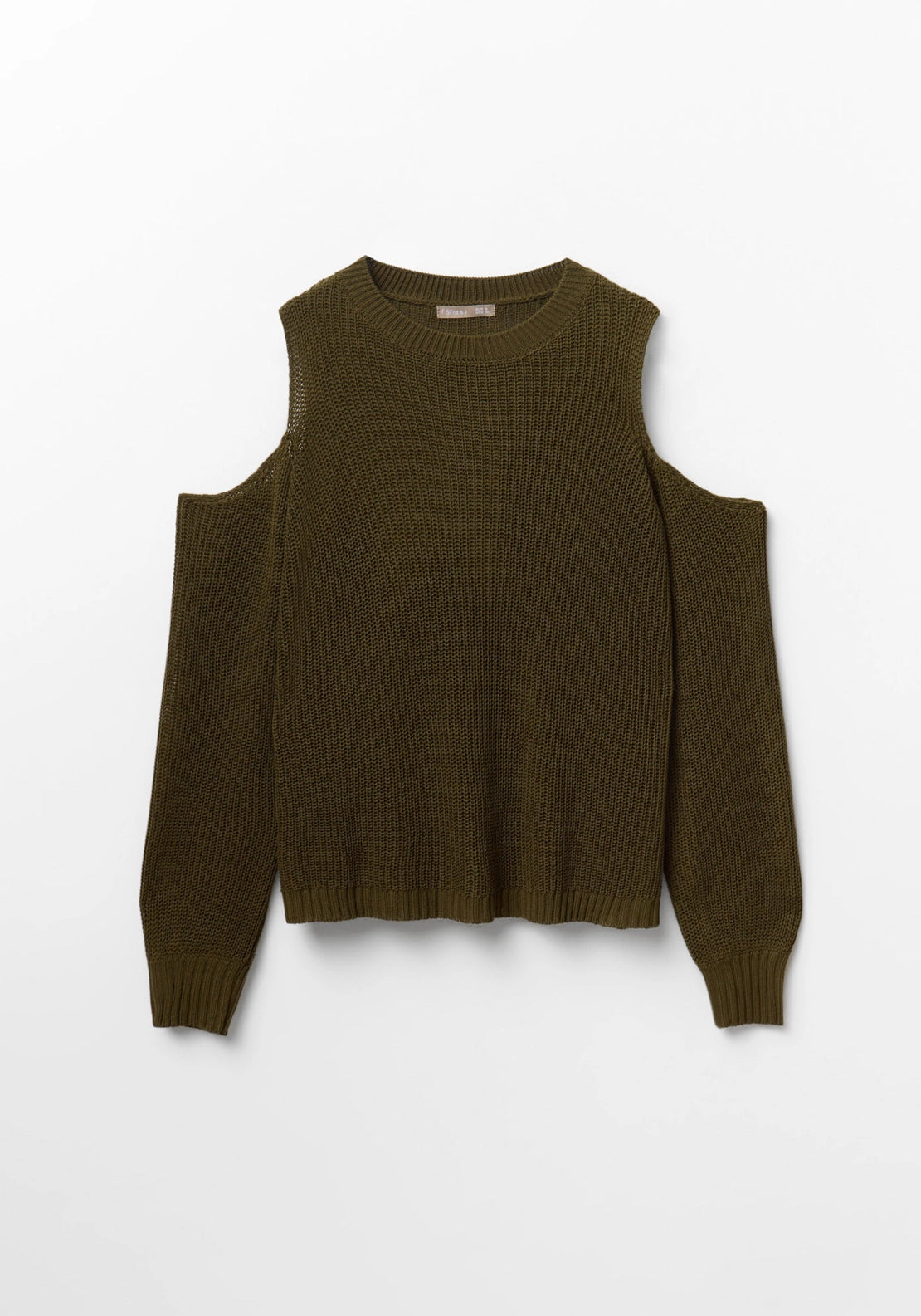 Cut Out Sweater - Green