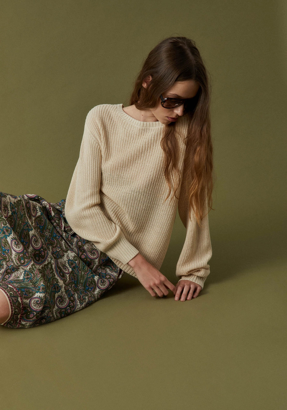 Essential Solid Sweater - Beige