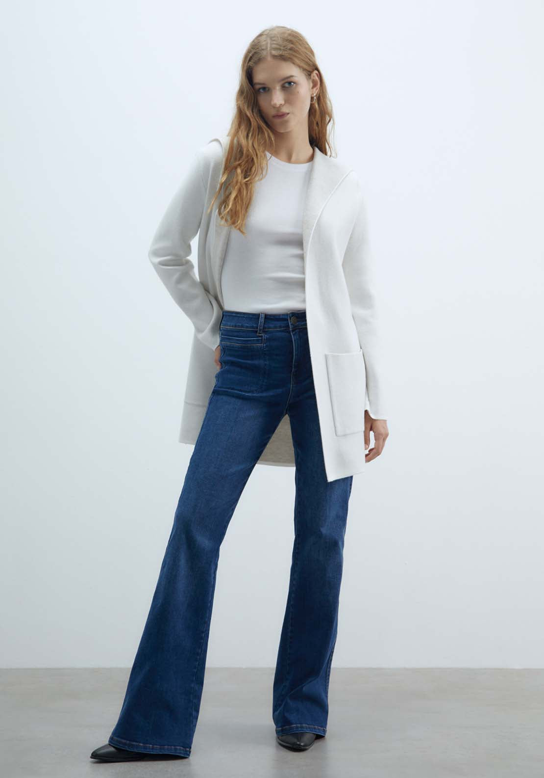 Sfera Hooded Jacket - White 1 Shaws Department Stores