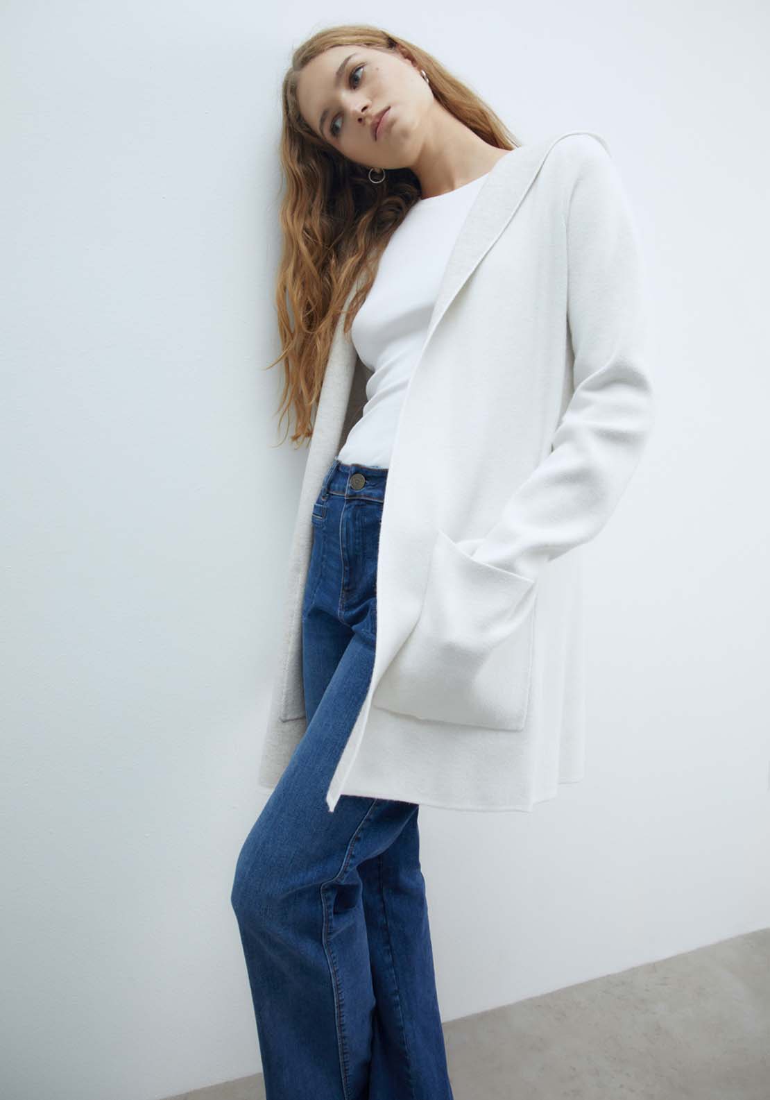 Sfera Hooded Jacket - White 5 Shaws Department Stores