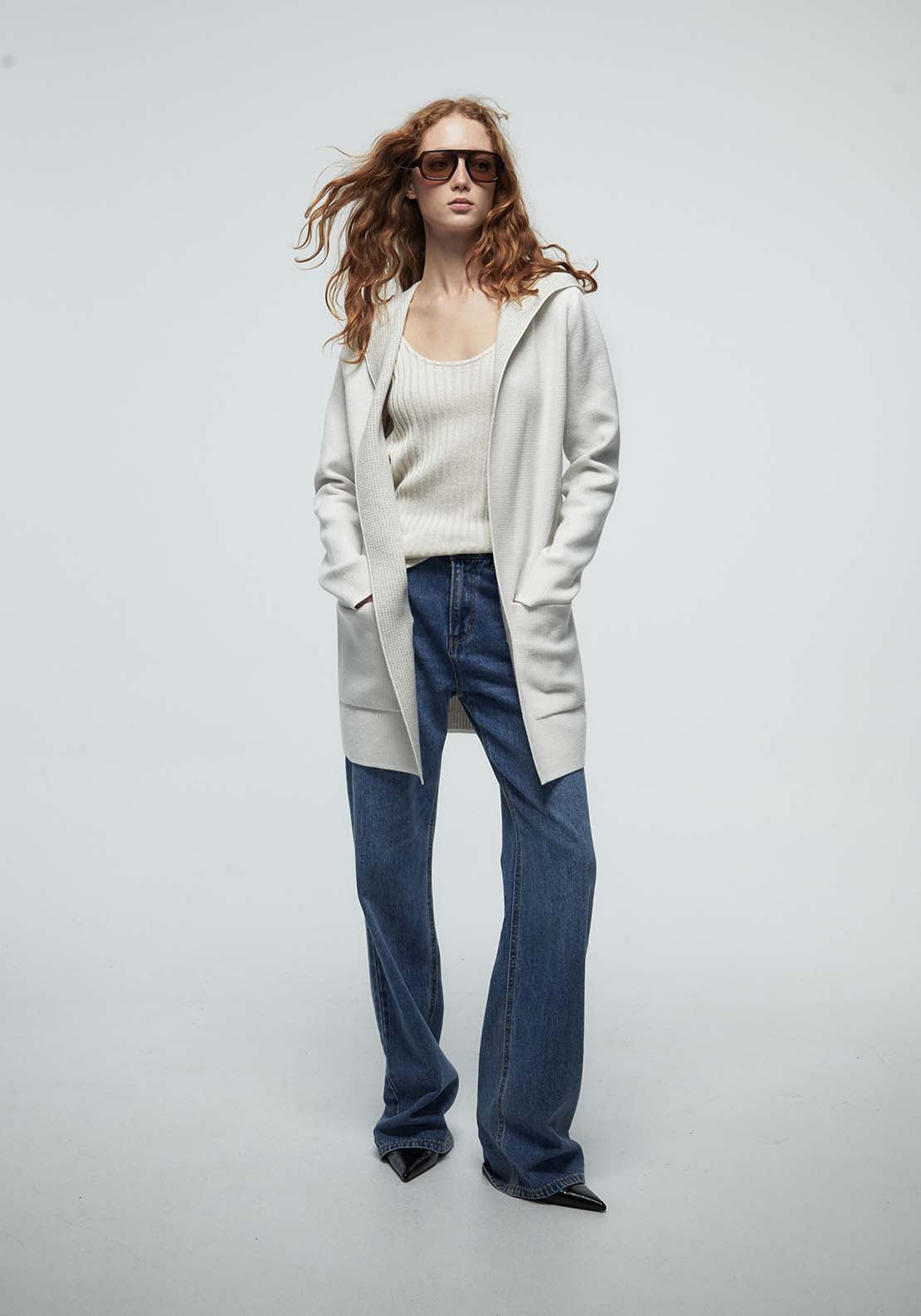 Hooded Jacket - White