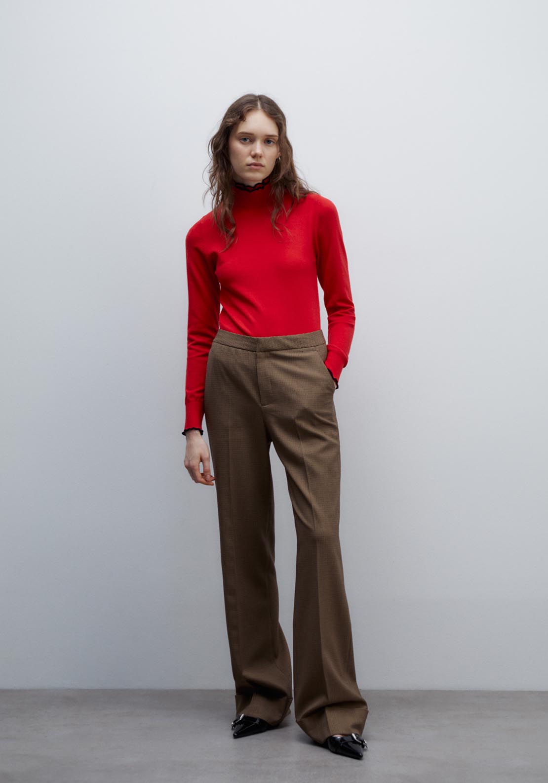 Sfera High-neck sweater - Red 2 Shaws Department Stores