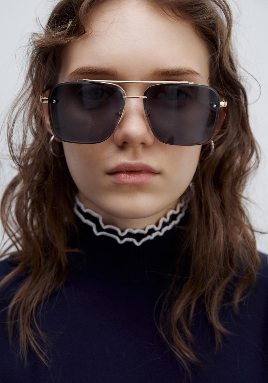 Sfera High-neck sweater - Navy 5 Shaws Department Stores