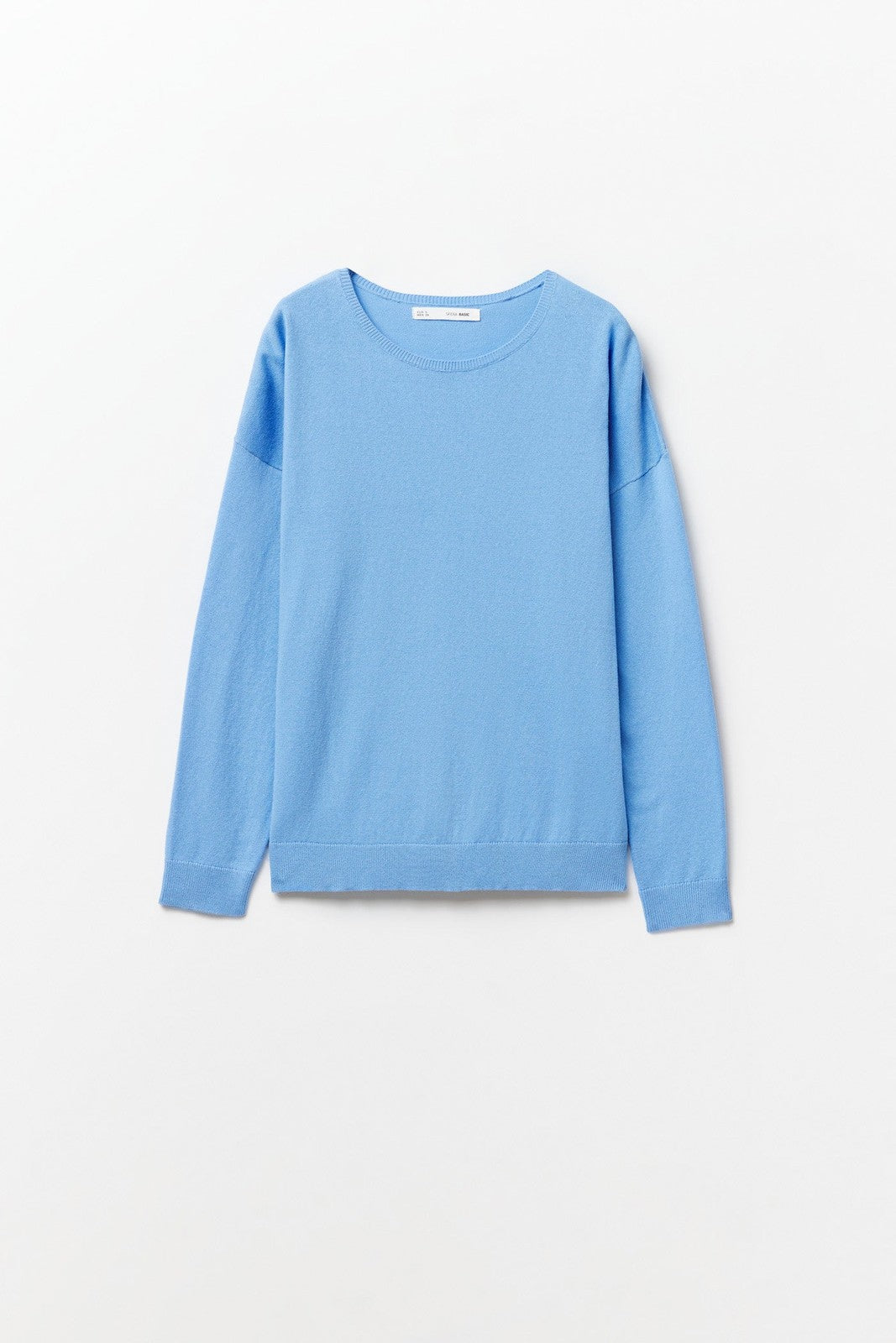 Sfera Basic sweater - Blue 6 Shaws Department Stores
