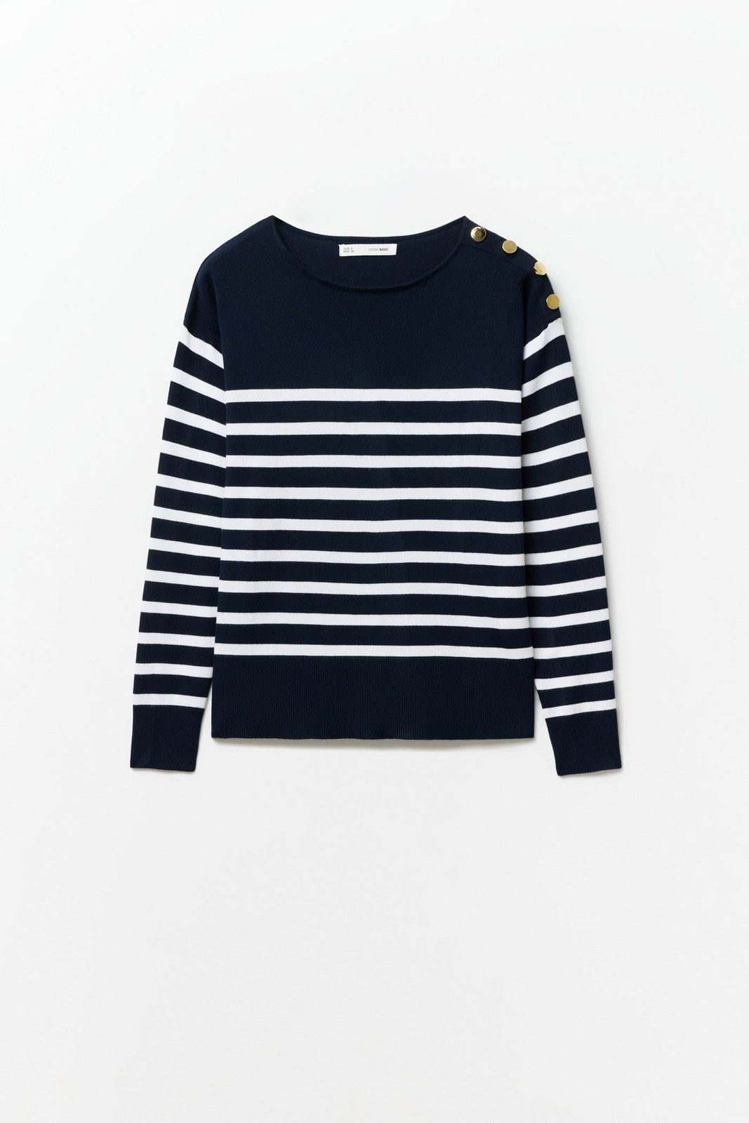 Sfera Knit sweater - Navy 8 Shaws Department Stores