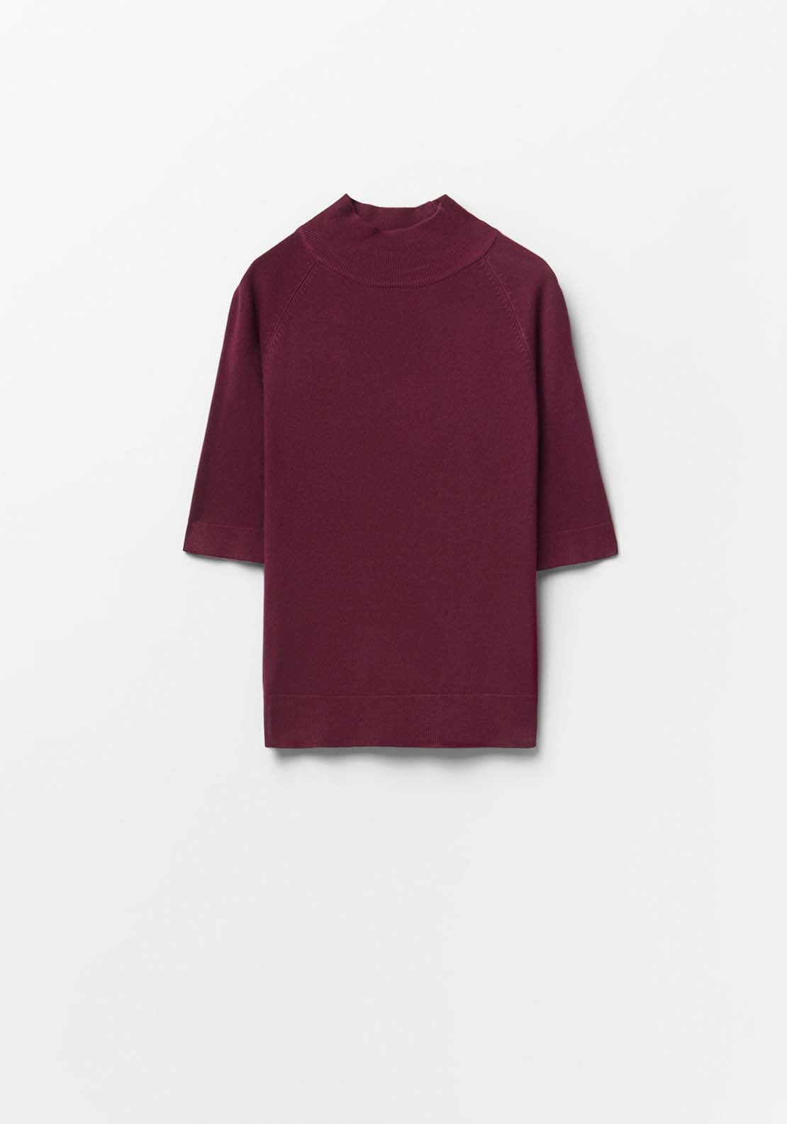 Perkins Collar Sweater - Red