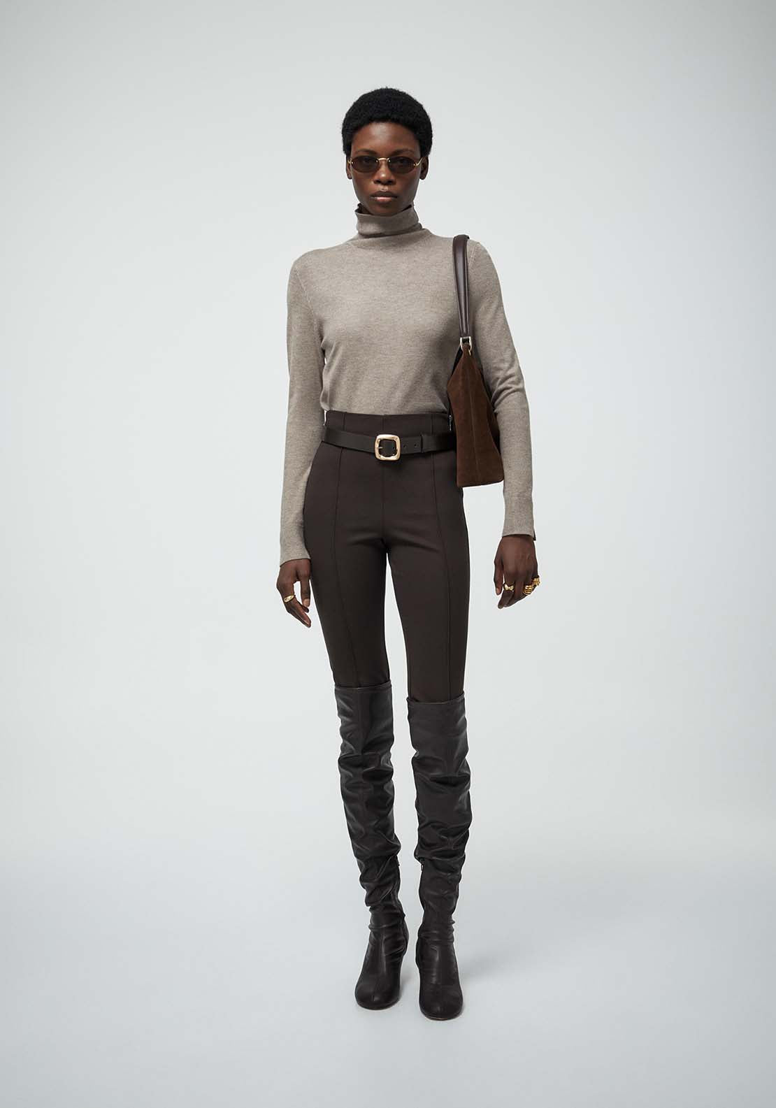 Turtleneck Sweater - Melange Light