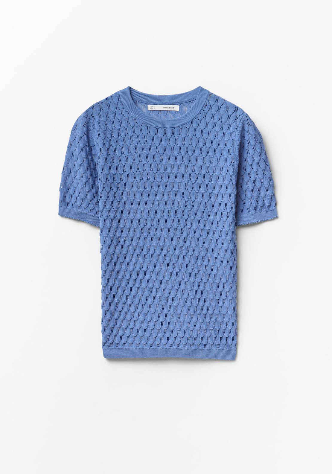 Openwork Sweater - Blue