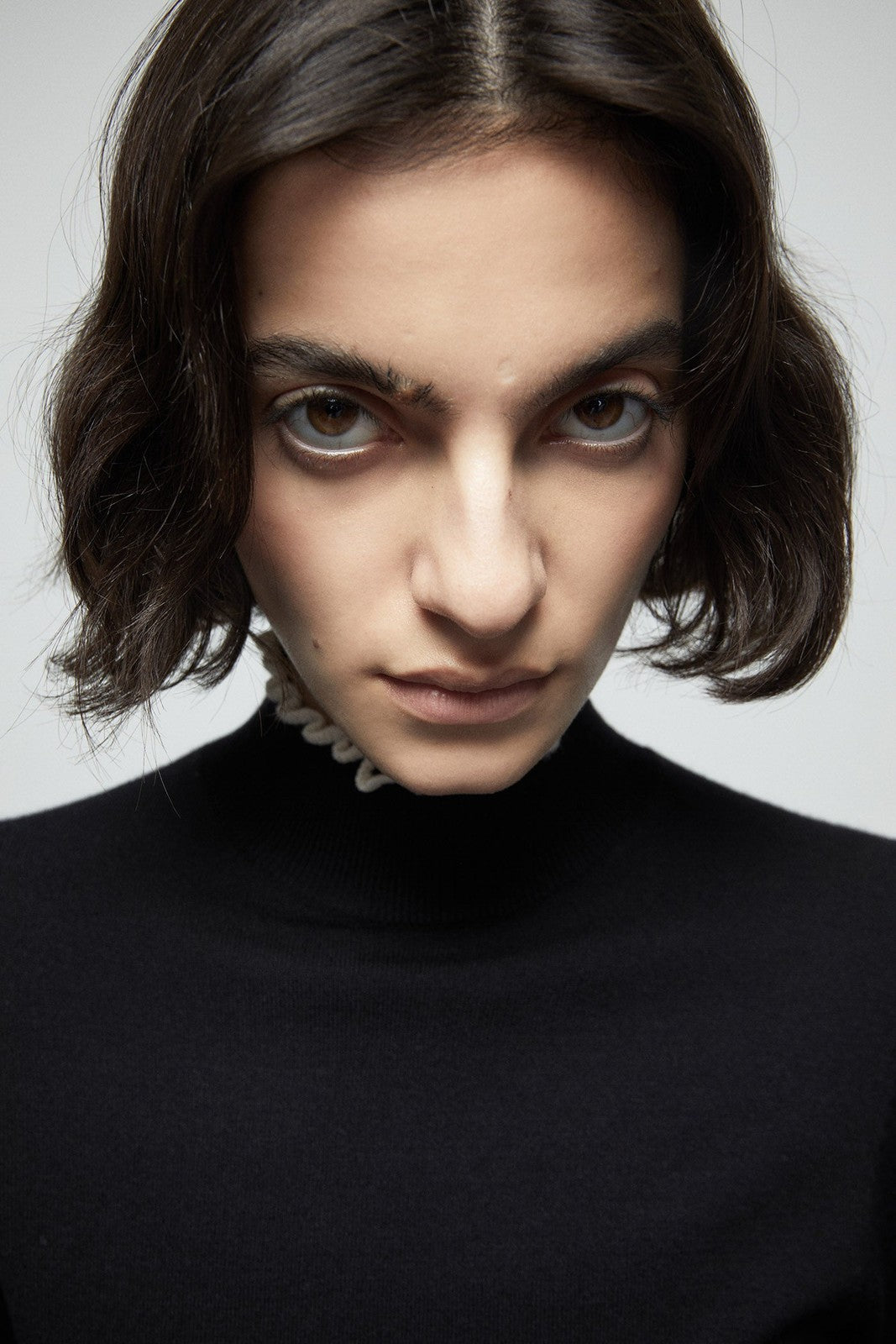 Mock Neck Sweater - Black