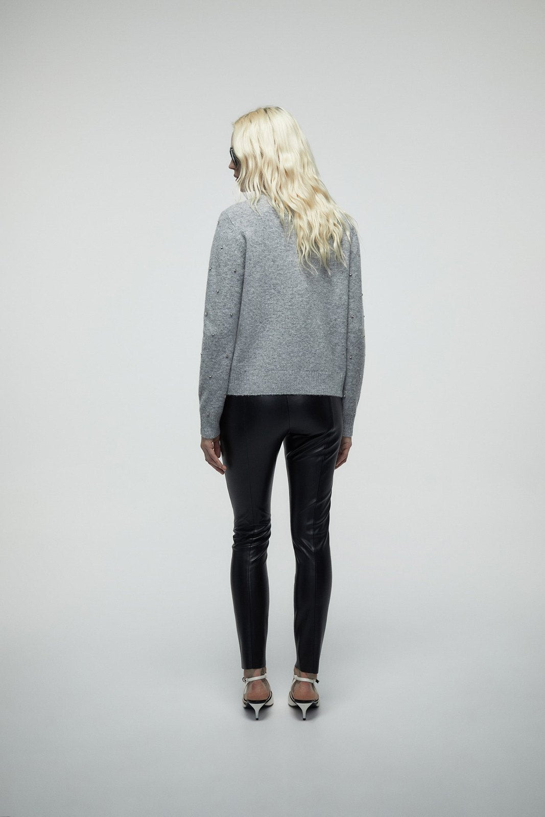 Scattered Sparkles Sweater - Grey