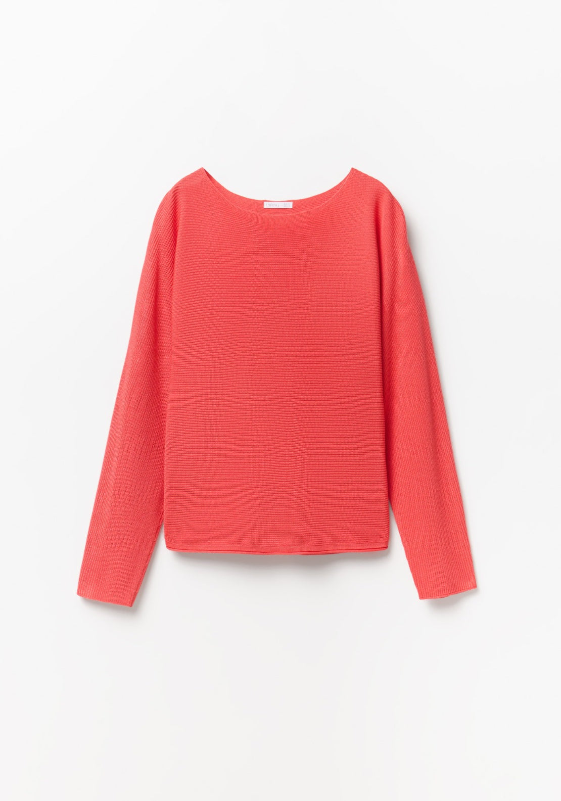 Batwing Sleeve Sweater - Red